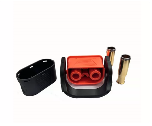 QS13-F Connector lock panel mounting type safe Black Antispark Connector super heavy duty current connector Male And Female for Drone, Electric vihicles industrial automation energy storage