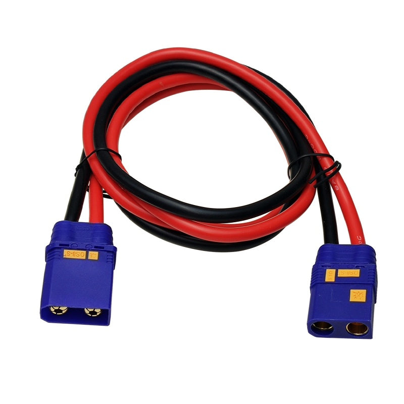 Fireproof plug QS8-S+ plug male and female extension cord blue extension mold drone battery power extension cord