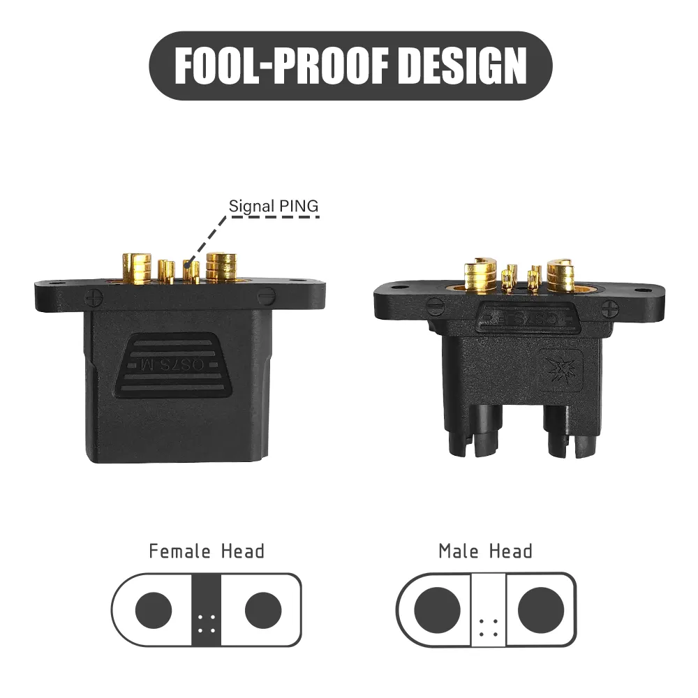 QS7-S Connector For Electric bicycle electric motor car Energy storage battery UAV Drone airplane