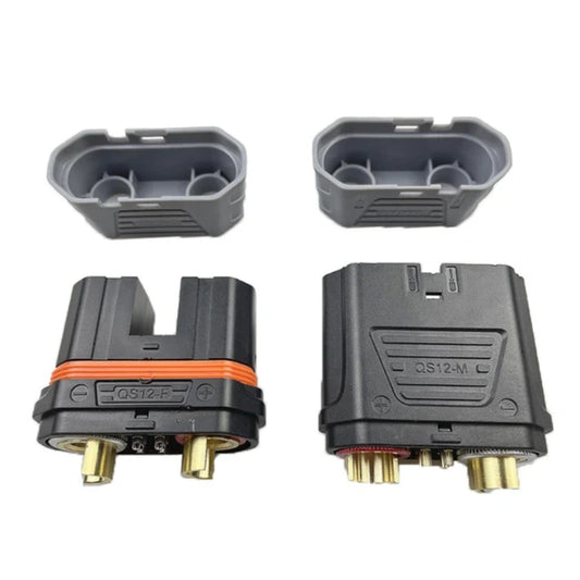 QS12 Connector Black Antispark Connector super heavy duty current connector Male And Female