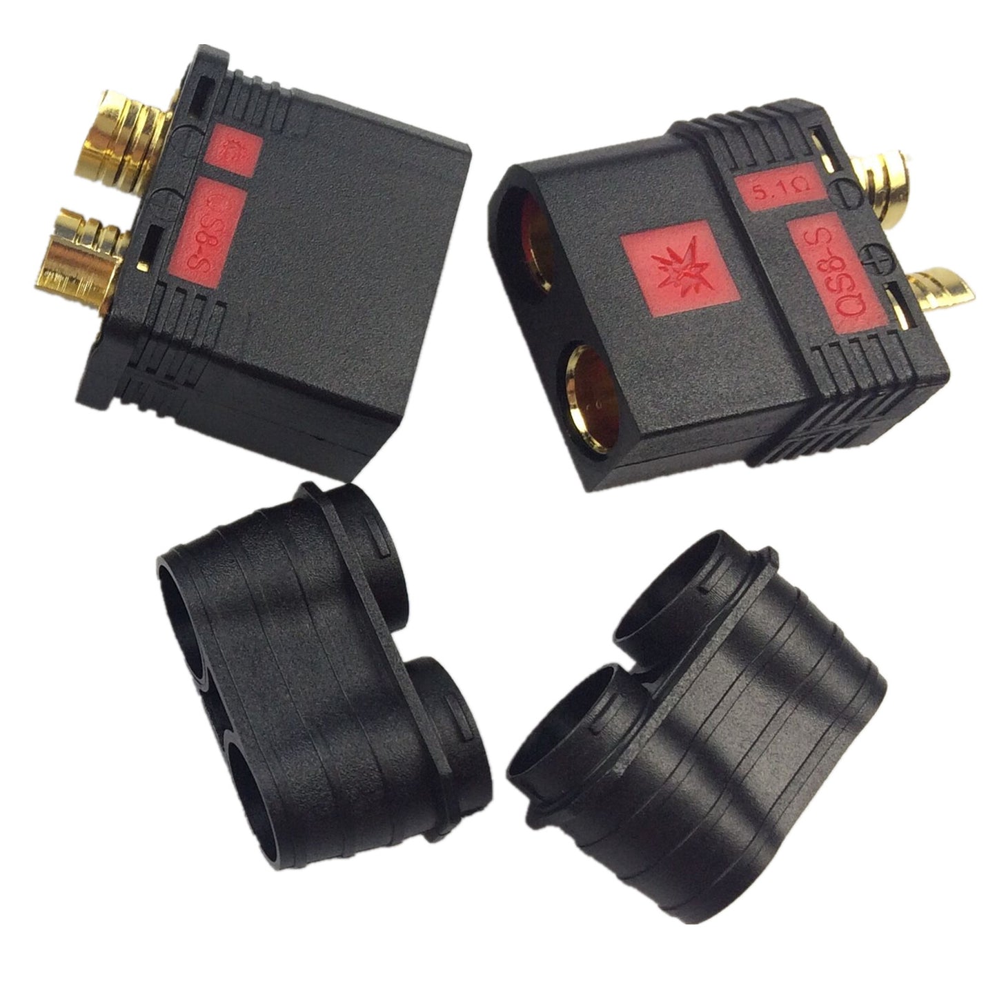 QS8-S RC Battery ESC Connector Plug Electrical Connector Male and Female for Remote Contorl Models