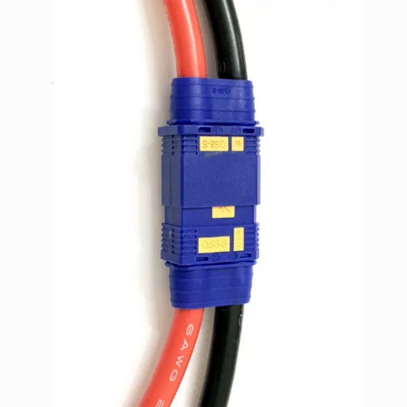 QS8-S Antispark High Current Connector Series Cable Blue